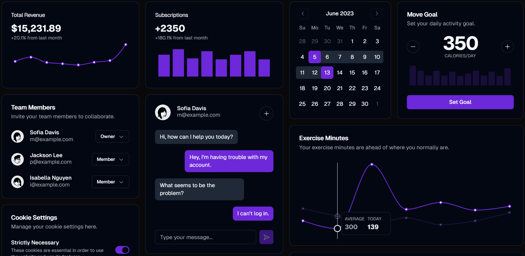 hero image with statistics